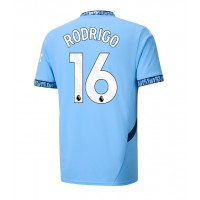 Camisa de time de futebol Manchester City Rodri Hernandez #16 Replicas 1º Equipamento 2024-25 Manga Curta